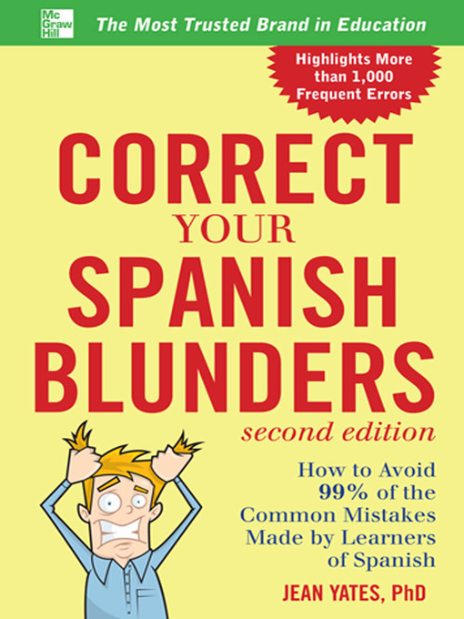 Title details for Correct Your Spanish Blunders by Jean Yates - Available